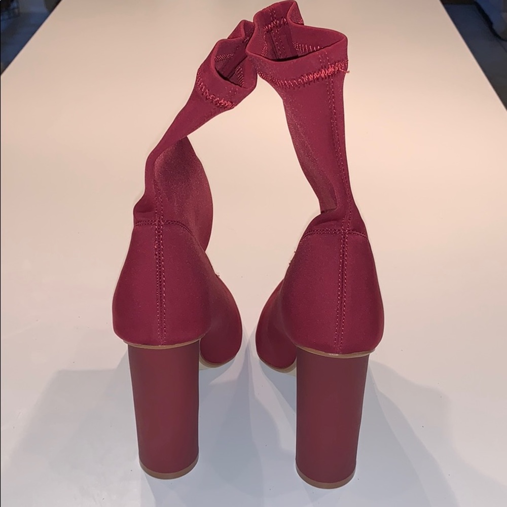 Cape Robbin Maroon Boots - Picture 4 of 6